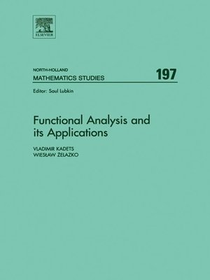 cover image of Functional Analysis and its Applications